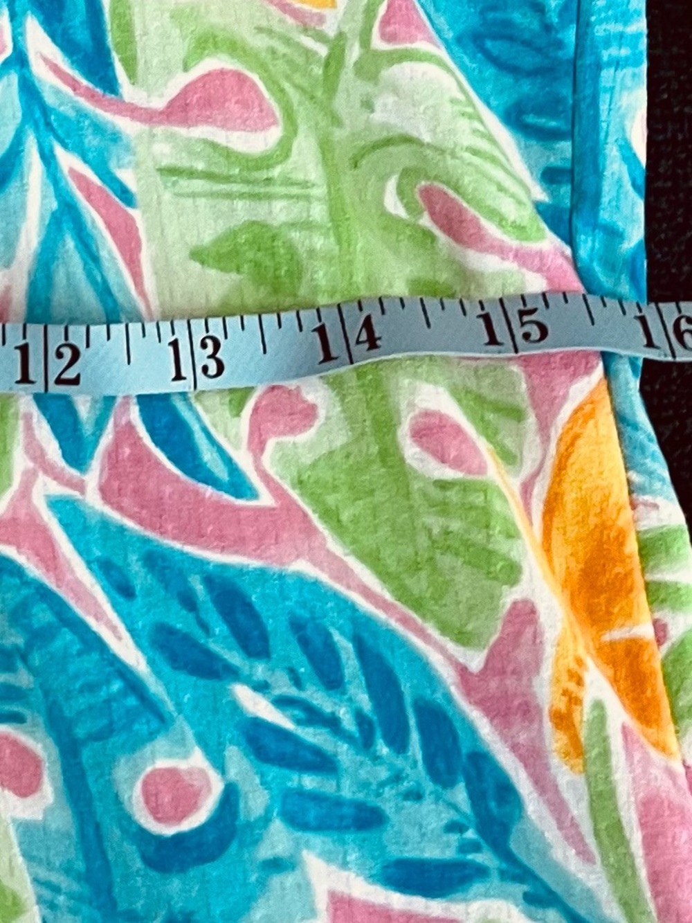 IBKUL Multicolor Tropical Performance Pullover - Pink, Blue, Green, Yellow - Picture 5 of 8